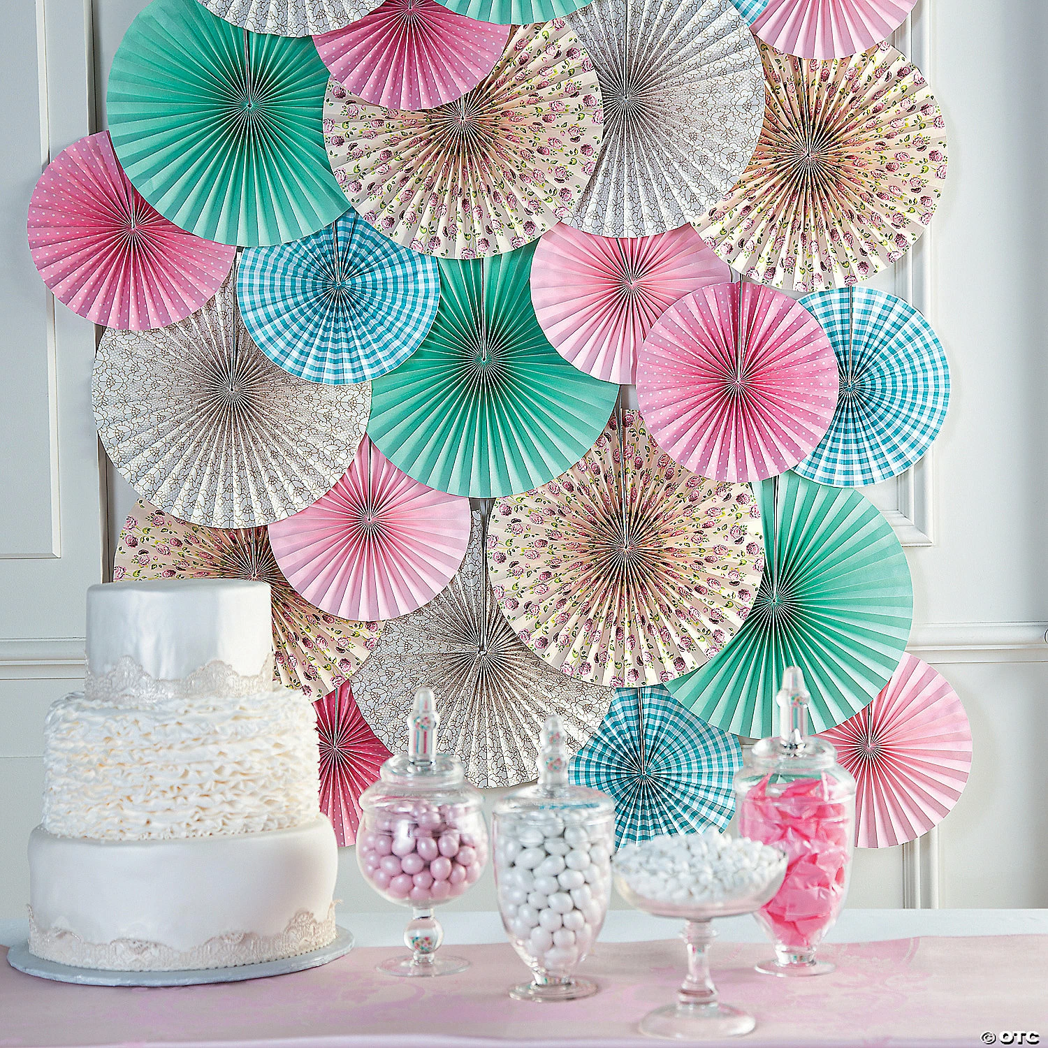 Best Pirce βοΈ 10" - 14" Vintage Collection Hanging Paper Fans - 6 Pc. π 2 Best Pirce βοΈ 10" - 14" Vintage Collection Hanging Paper Fans - 6 Pc. π - Image 2