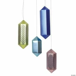 Best deal โจ 10" - 16" Geometric Hanging Lanterns - 4 Pc. โ๏ธ