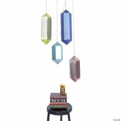 Best deal ✨ 10" - 16" Geometric Hanging Lanterns - 4 Pc. ✔️ -Candles & Votives Sales 10 16 geometric hanging lanterns 4 pc 13958548 a02