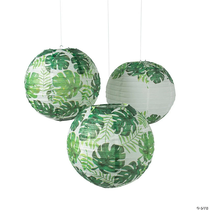 Promo β¨ 10" Palm Leaf Hanging Paper Lanterns - 6 Pc. π 1 Promo β¨ 10" Palm Leaf Hanging Paper Lanterns - 6 Pc. π