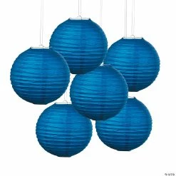 Best Sale 🛒 12" Solid Color Paper Lanterns - 6 Pc. 🥰