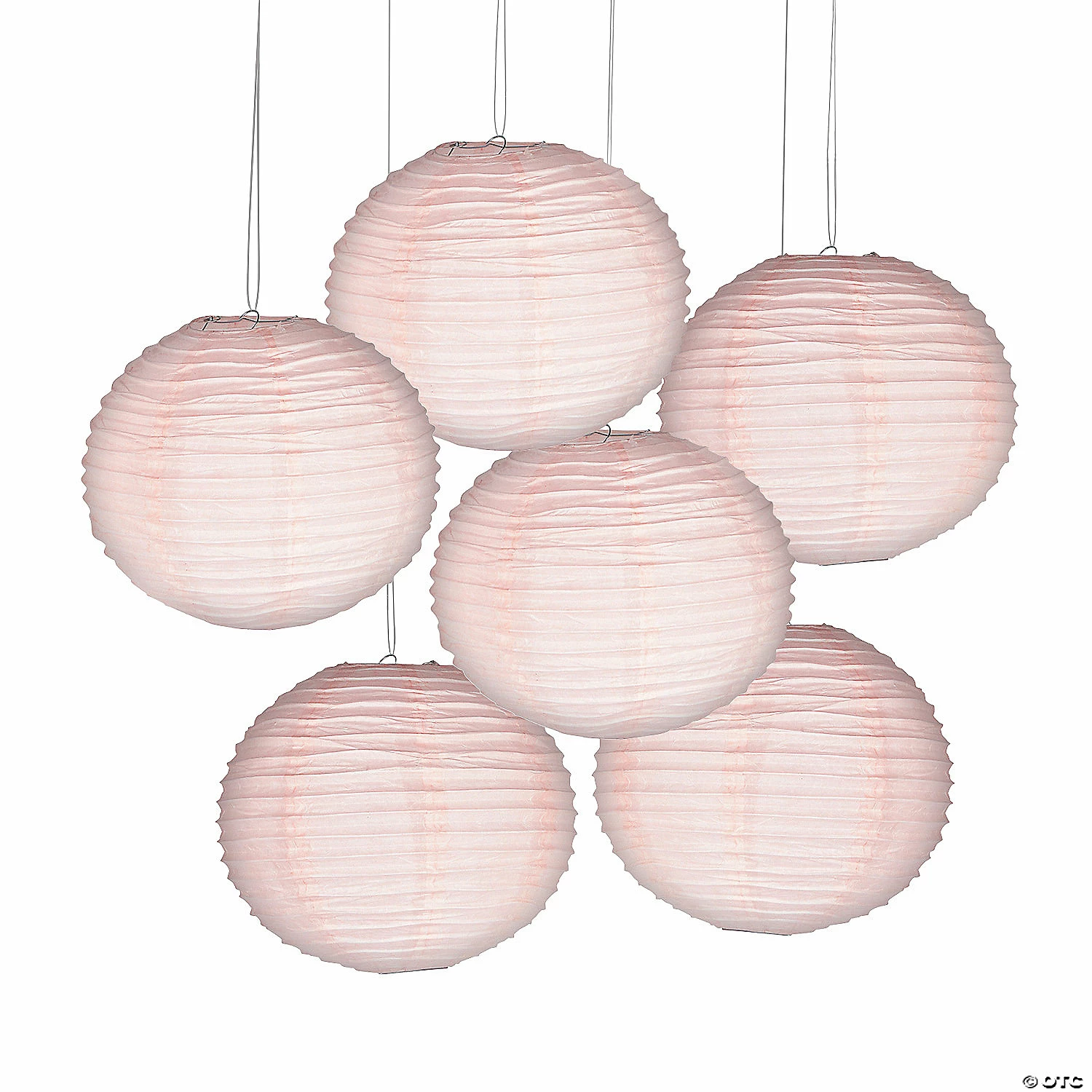 Budget π 12" Solid Color Paper Lanterns - 6 Pc. π 1 Budget π 12" Solid Color Paper Lanterns - 6 Pc. π
