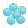 Best deal 🔥 12" Solid Color Paper Lanterns - 6 Pc. 🧨