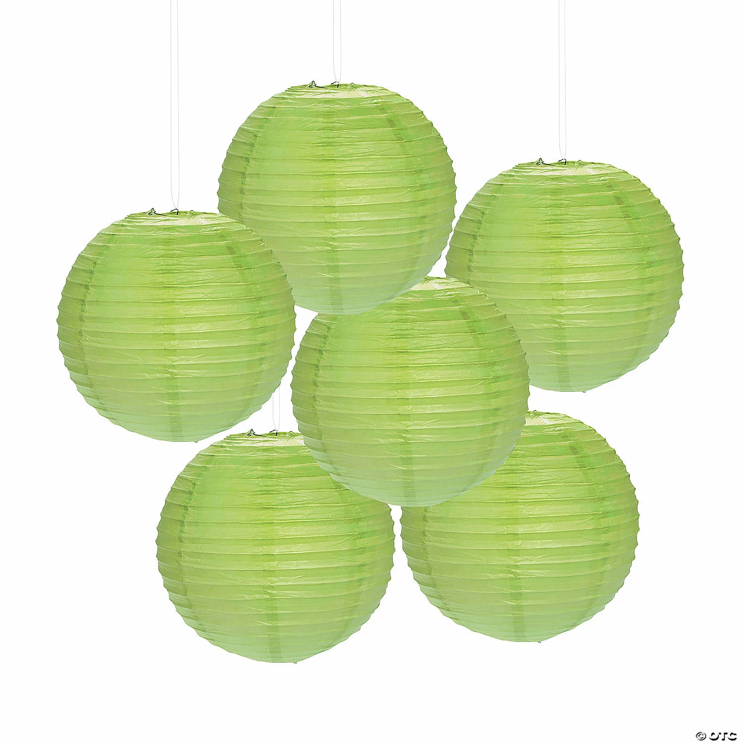 Budget π 12" Solid Color Paper Lanterns - 6 Pc. π₯ 1 Budget π 12" Solid Color Paper Lanterns - 6 Pc. π₯