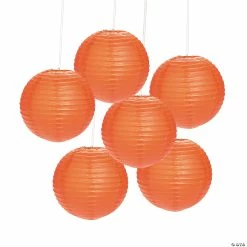 Discount ๐ฏ 12" Solid Color Paper Lanterns - 6 Pc. โญ