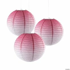 Top 10 😀 Ombre Hanging Paper Lanterns - 3 Pc. 👍