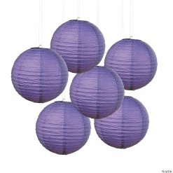 Flash Sale 🛒 12" Solid Color Paper Lanterns - 6 Pc. 😍