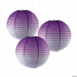 Top 10 ✔️ Ombre Hanging Paper Lanterns - 3 Pc. 🤩