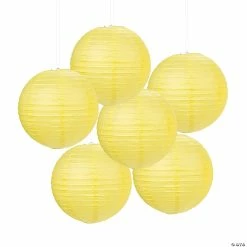 Buy 👍 12" Solid Color Paper Lanterns - 6 Pc. 💯
