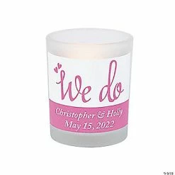 Best reviews of ✔️ Personalized We Do Votive Candle Holders - 12 Pc. 😍