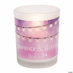 Best Pirce ❤️ Personalized Hanging Lights Votive Candle Holders - 12 Pc. 🥰