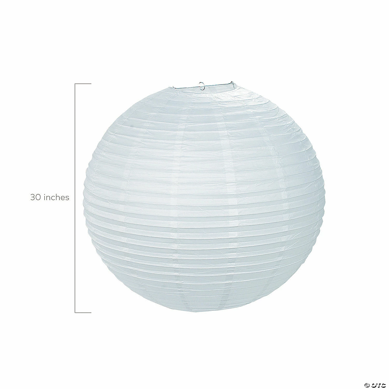 Buy π 30" Jumbo White Hanging Party Lantern - 1 Pc. π 2 Buy π 30" Jumbo White Hanging Party Lantern - 1 Pc. π - Image 2