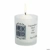 Wholesale ✔️ Personalized Love Frosted Wedding Votive Candle Holders - 12 Pc. 👍
