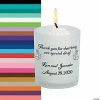 New 😍 Personalized Share Our Day Wedding Votive Candle Holders - 12 Pc. 👍