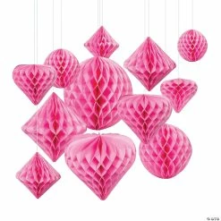 Brand new 🔔 Hanging Paper Honeycomb Decoration Assortment - 12 Pc. 🥰