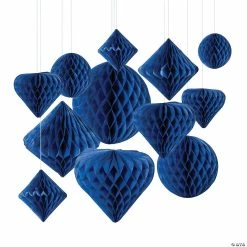 Best deal โ Hanging Paper Honeycomb Decoration Assortment - 12 Pc. ๐