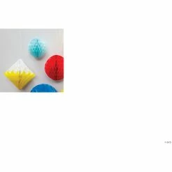 Promo 🎁 Hanging Paper Honeycomb Decoration Assortment - 12 Pc. 👍 -Candles & Votives Sales 5 75 12 red hanging paper honeycomb decoration assortment 12 pc 13935867 a02