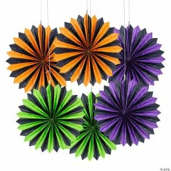 Best reviews of π€© 6" π§ Halloween Hanging Paper Fans - 6 Pc. π