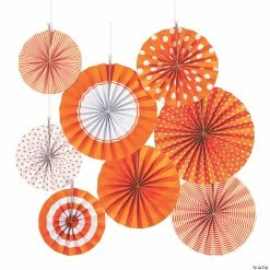 Buy 🥰 Hanging Paper Fan Assortment - 8 Pc. 🤩