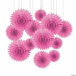 Promo 😍 Hanging Tissue Paper Fans - 12 Pc. 🥰