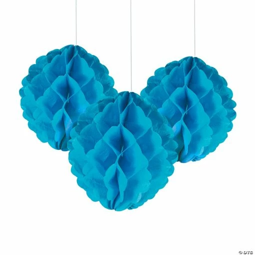 Buy ⌛ Hanging Tissue Paper Balls - 12 Pc. 🧨 -Candles & Votives Sales 8 turquoise hanging tissue paper balls 12 pc 13647115