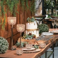 Budget 😀 Acrylic Crystal Bead Votive Candle Holders - 3 Pc. 👍 -Candles & Votives Sales acrylic crystal bead votive candle holders 3 pc 13781176 a02