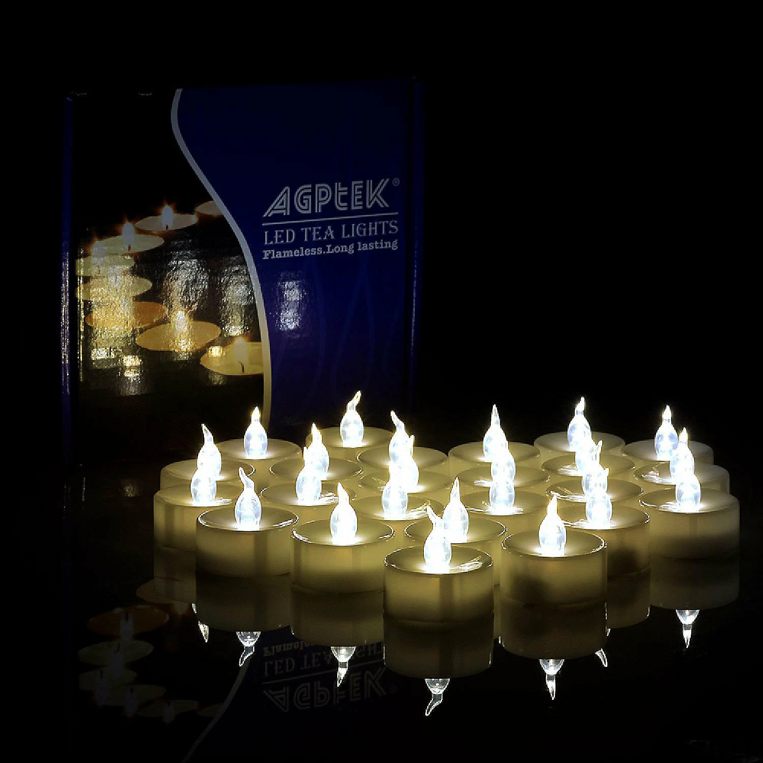 Promo โค๏ธ AGPtek 100pcs Warm White LED Candles Small Tea Lights ๐ 2 Promo โค๏ธ AGPtek 100pcs Warm White LED Candles Small Tea Lights ๐ - Image 2