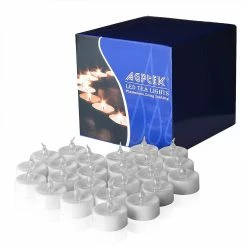 Promo โค๏ธ AGPtek 100pcs Warm White LED Candles Small Tea Lights ๐