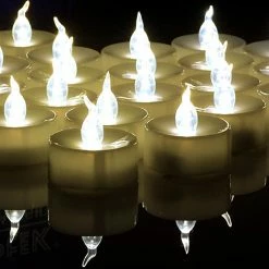 Coupon 🧨 AGPtek 24pcs Warm White Flicker Candles LED Tealights with Timer 🤩