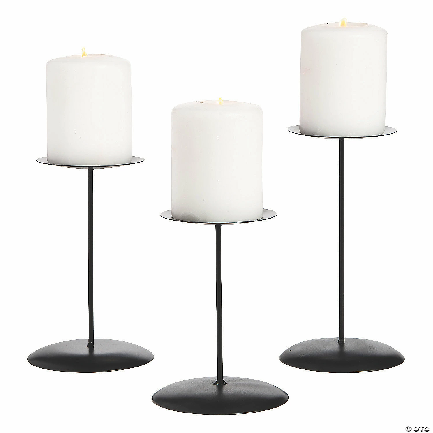 Best Sale 👍 Black Candle Pillars - 3 Pc. 🎉 2 Best Sale 👍 Black Candle Pillars - 3 Pc. 🎉 - Image 2