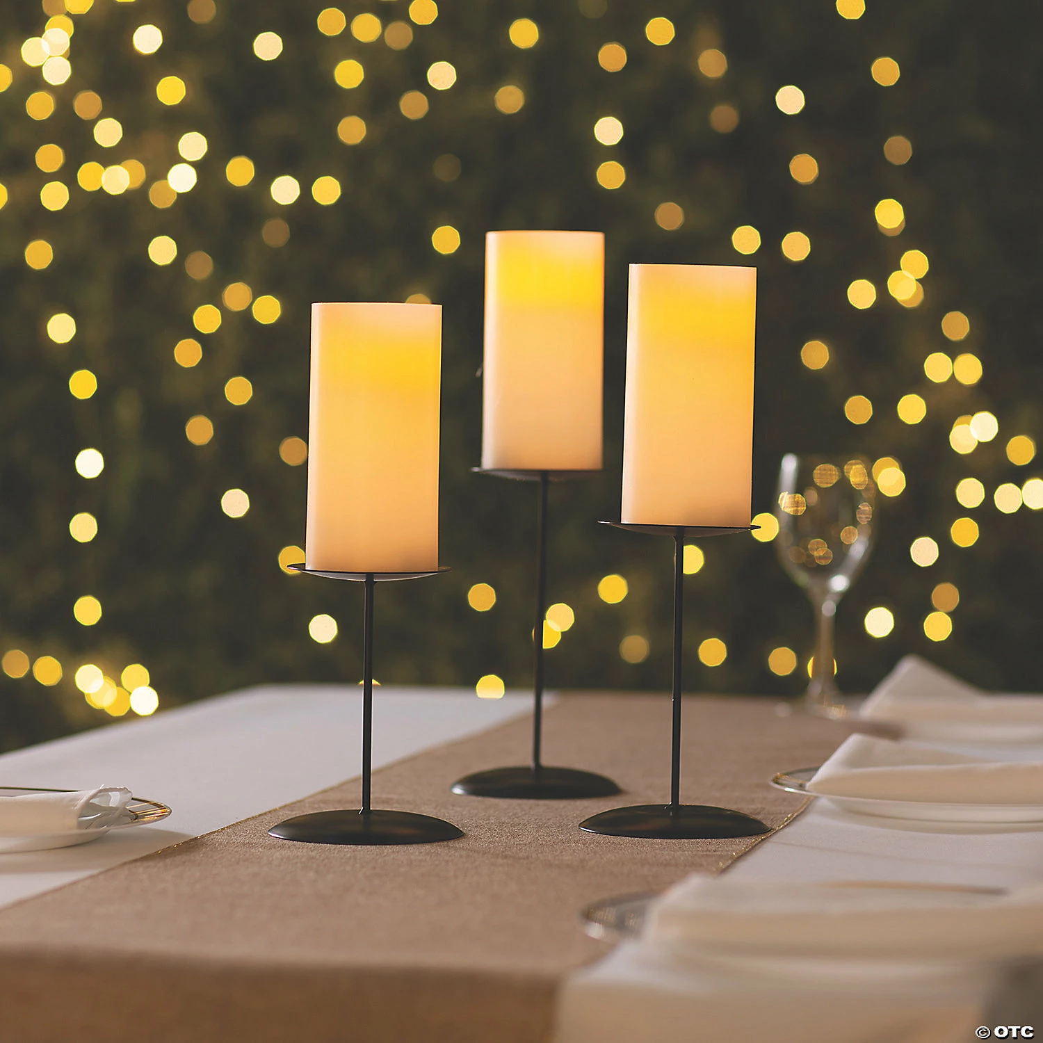 Best Sale 👍 Black Candle Pillars - 3 Pc. 🎉 3 Best Sale 👍 Black Candle Pillars - 3 Pc. 🎉 - Image 3