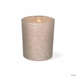 New 🎁 Champagne Glitter Votive Candle Holders - 12 Pc. 🛒