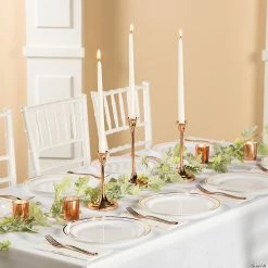 New 🔥 Mercury Glass Votive Candle Holders with Battery-Operated Candles - 24 Pc. ⌛ -Candles & Votives Sales copper mercury glass votive candle holders with battery operated candles 24 pc 13941619 a04