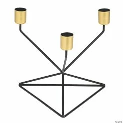 Budget 👏 Geometric Triangle Taper Candle Holder 🌟