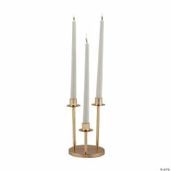 Coupon 😉 Gold Candelabras with Candles Decorating Kit - 16 Pc. 🤩