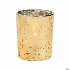 Coupon π Mercury Glass Votive Candle Holders - 12 Pc. π