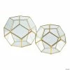 Outlet 😍 Gold Geometric Terrarium Candle Holders - 2 Pc. ⌛