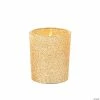 Outlet 🎉 Gold Glitter Votive Candle Holders - 12 Pc. ❤️