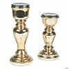 Best Pirce 🎉 Gold Mercury Candle Holder Set - 2 Pc. 😀