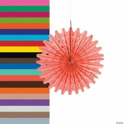 Discount 😀 Hanging Tissue Paper Fans - 12 Pc. 😍