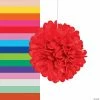 Outlet 😉 Hanging Tissue Paper Pom-Pom Decorations - 6 Pc. ✔️