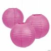 Wholesale ✔️ 12" Solid Color Paper Lanterns - 6 Pc. ✨