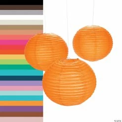 Wholesale 😉 Large Paper Lanterns - 6 Pc. ⌛