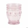 Budget 🌟 Light Pink Vintage Votive Candle Holders - 6 Pc. ✨