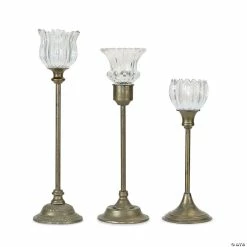 Brand new 🧨 Melrose International Antique Bronze Candle Holder (Set of 3) 💯