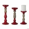 Deals 🧨 Melrose International Country Red Candle Holder (Set of 3) 🛒