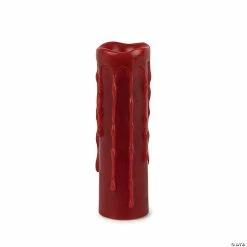 Discount ⭐ Melrose International LED Red Drip Pillar Candle with Remote and Timer 👍