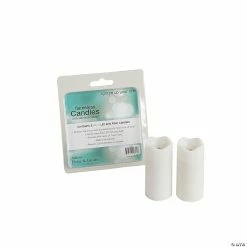 Promo 🌟 Melrose International LED White Mini Pillar Candle with Timer (Set of 12) ⭐