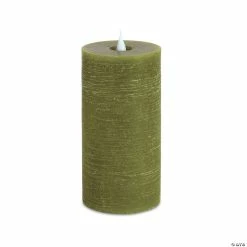 Best deal ❤️ Melrose International Simplux Green LED Designer Candle with Remote ⌛