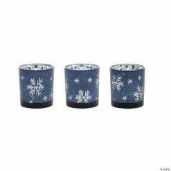 Promo 😍 Melrose International Snowflake Votive Holder (Set of 3) 😉